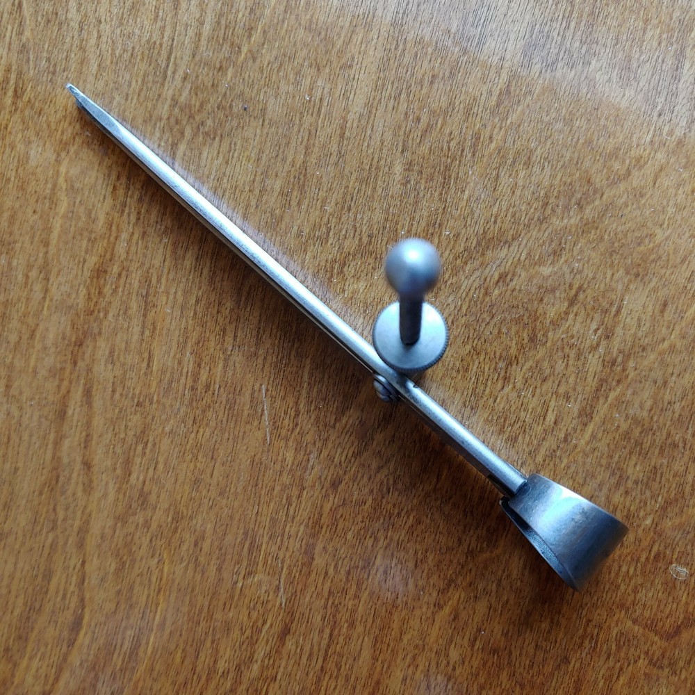 Vintage STARRETT 5" Inside Spring Caliper Yankee Flat Leg