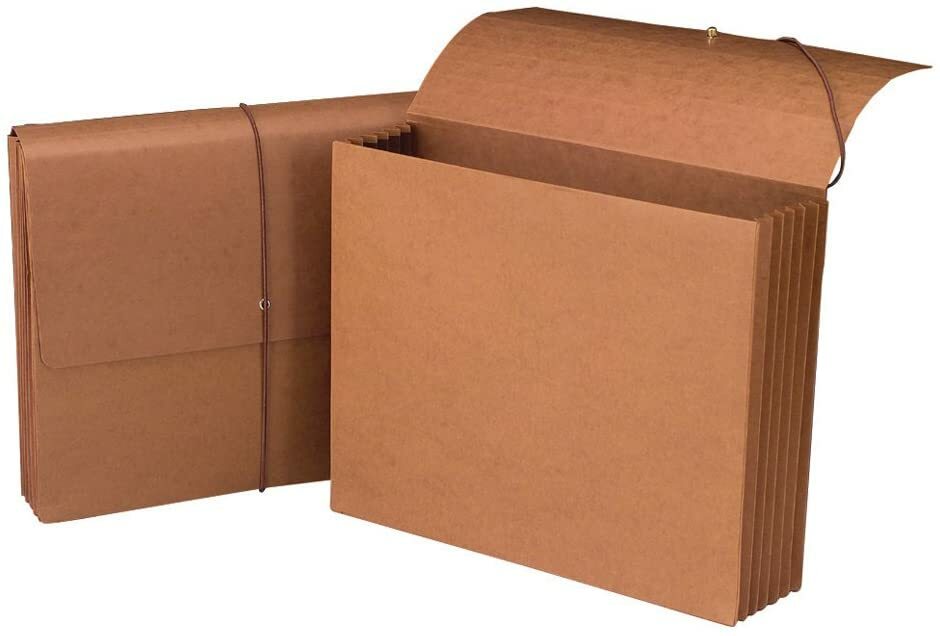 Expandable Wallets Elastic Band Closure Letter Size 15 count