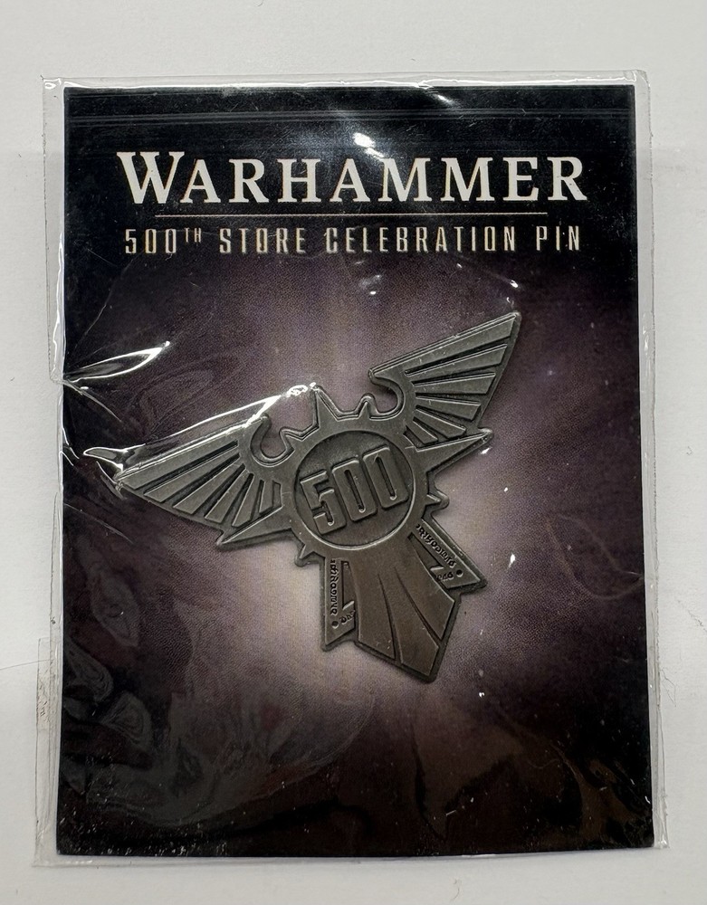 Warhammer 500th Store Celebration Pin (Games Workshop)