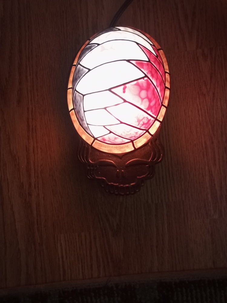 Grateful Dead Table Lamp Steal Your Face NIB