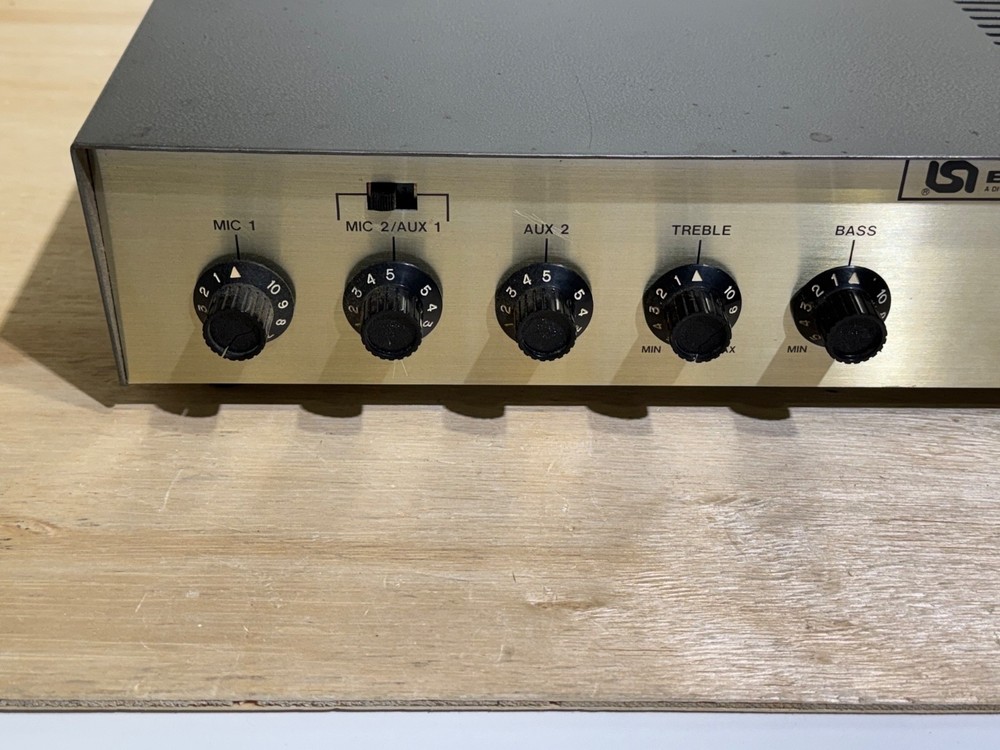 Vintage Bogen C-60B Solid State Power Amp | Unit Powers-On | Unit Sold AS-IS
