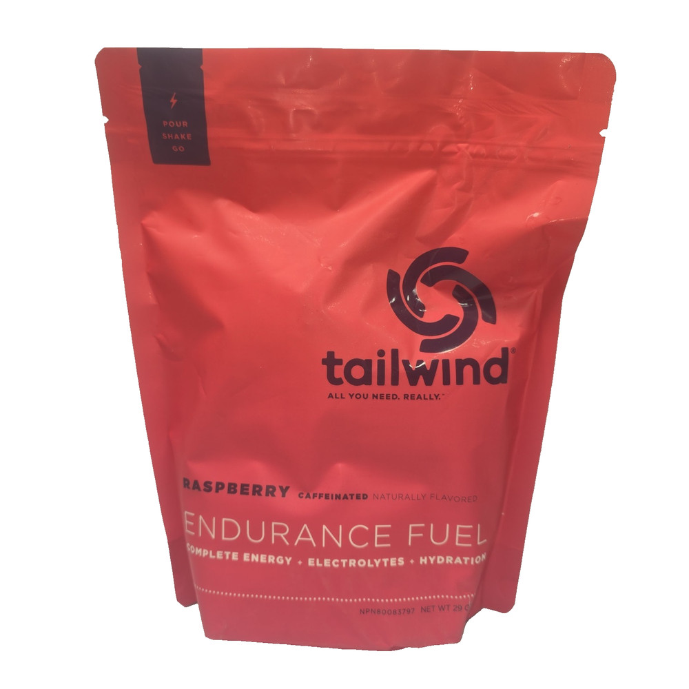 Tailwind Endurance Fuel Raspberry Caffeinated Hydration Powder Sealed