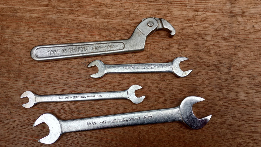 vintage Britool Spanners