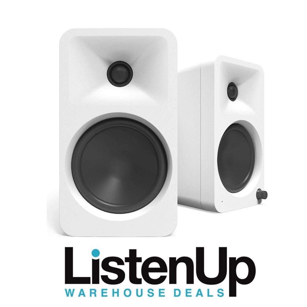 Kanto ORA4 Powered Reference Desktop Speakers - Matte White