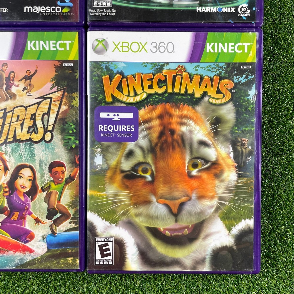 Microsoft Xbox 360 Kinect Sensor Bundle 4 Games Tested Working