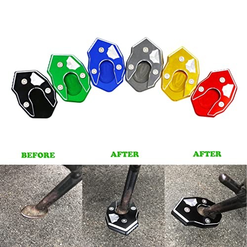 Motorcycle Kickstand Extender Foot Side Stand Extension Pad Support Plate