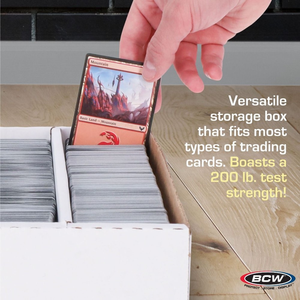 5 BCW 5000 count Super Monster Card Storage Boxes