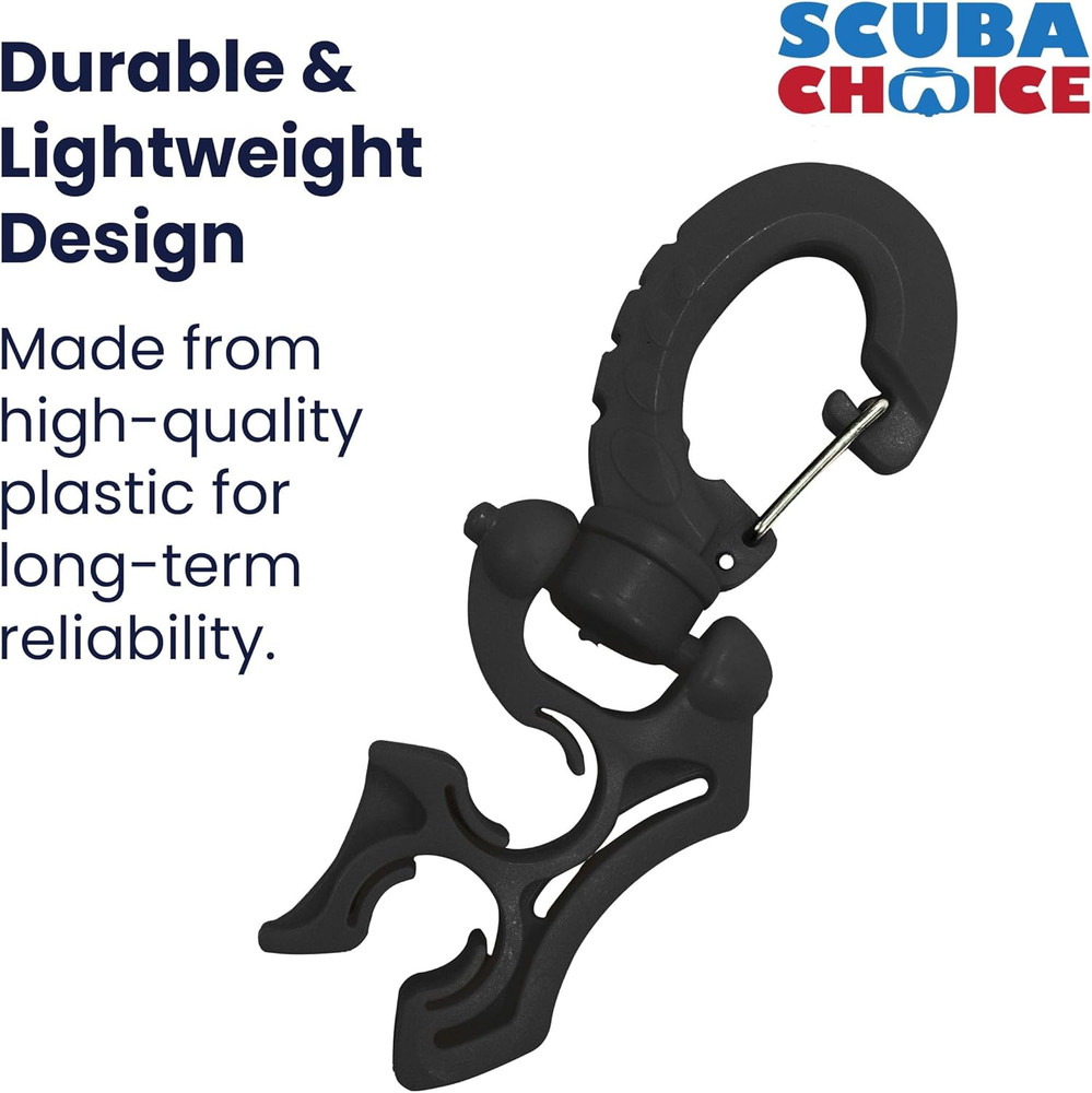 Scuba Diving Double Hose Holder with Clip