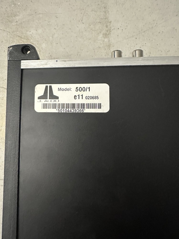 JL Audio slash 500/1v1