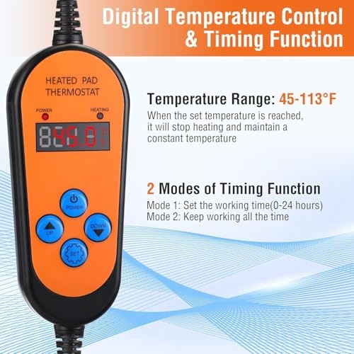 Kombucha Heating Pad with Digital Temperature Control.8" Fermentation Heating 1