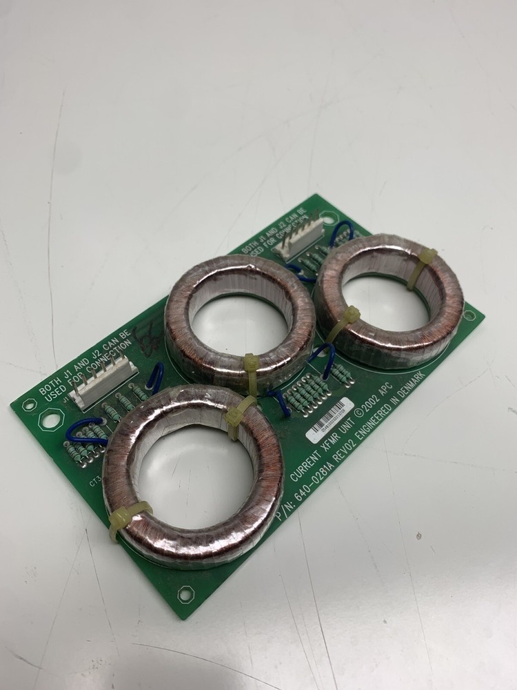 APC 640-0281A Current XMFR Unit Control Board PCB REV 02