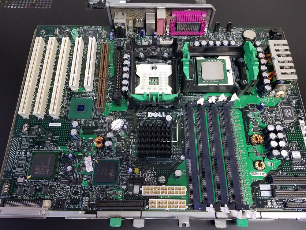 DELL PRECISION 650 WORKSTATION  MOTHER BOARD  DUAL CPU SOCKET