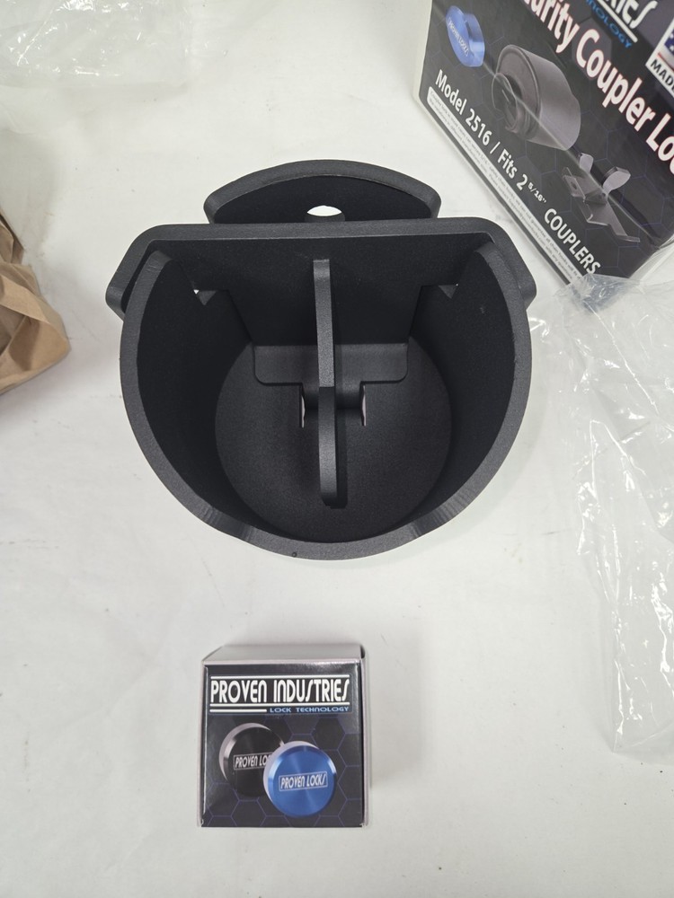 Proven Industrys High Security Coupler Lock Model 2516 Blue