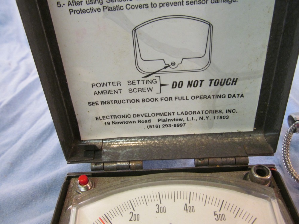 ELECTRONIC DEVELOPMENT LABORATORIES POCKET PROBE PYROMETER MODEL NMP