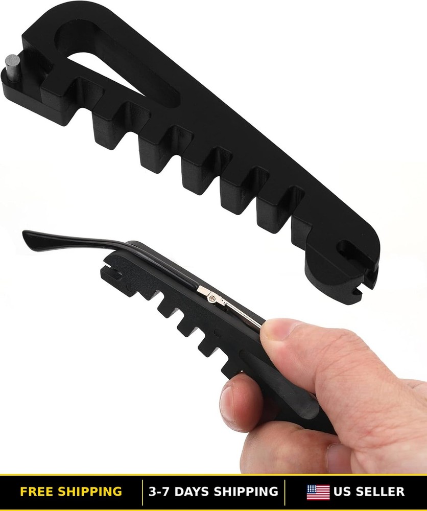 Eyeglass Frame Adjustment Tool for Temple Arms and Nose Pad Fitting