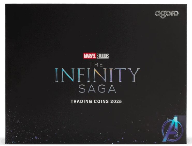 Agoro Mint Trading Coins Marvel Studios Infinity Niue 2025 Empty Box & Booklet