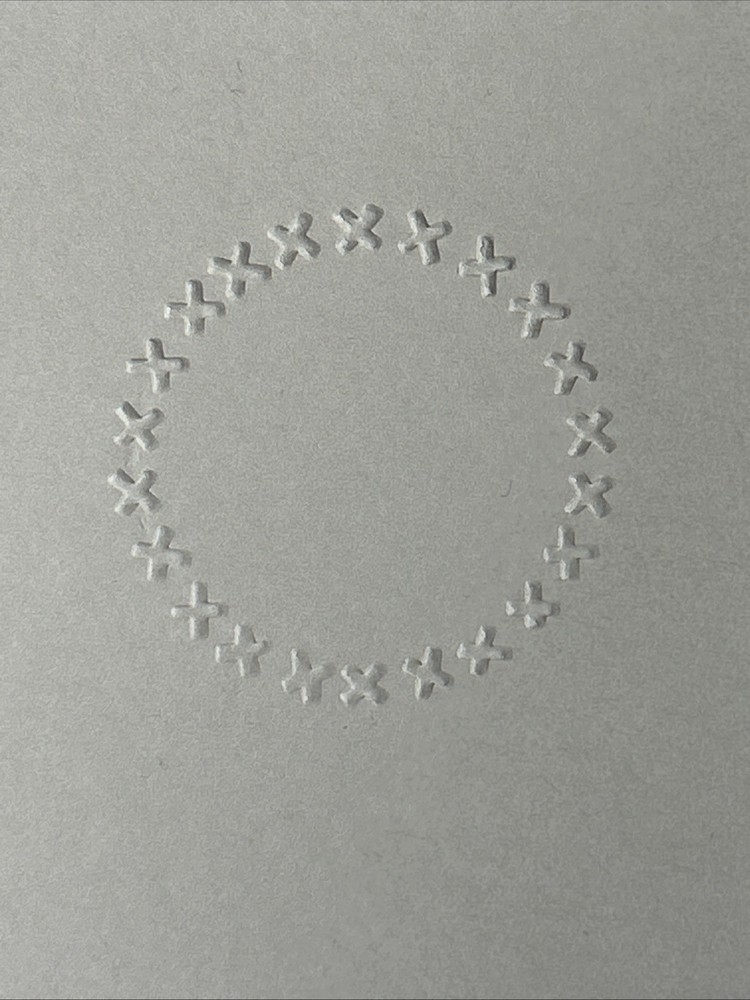 Circle Frame Embossing Folder Cuttlebug Provo Craft Card Making Scrapbooking