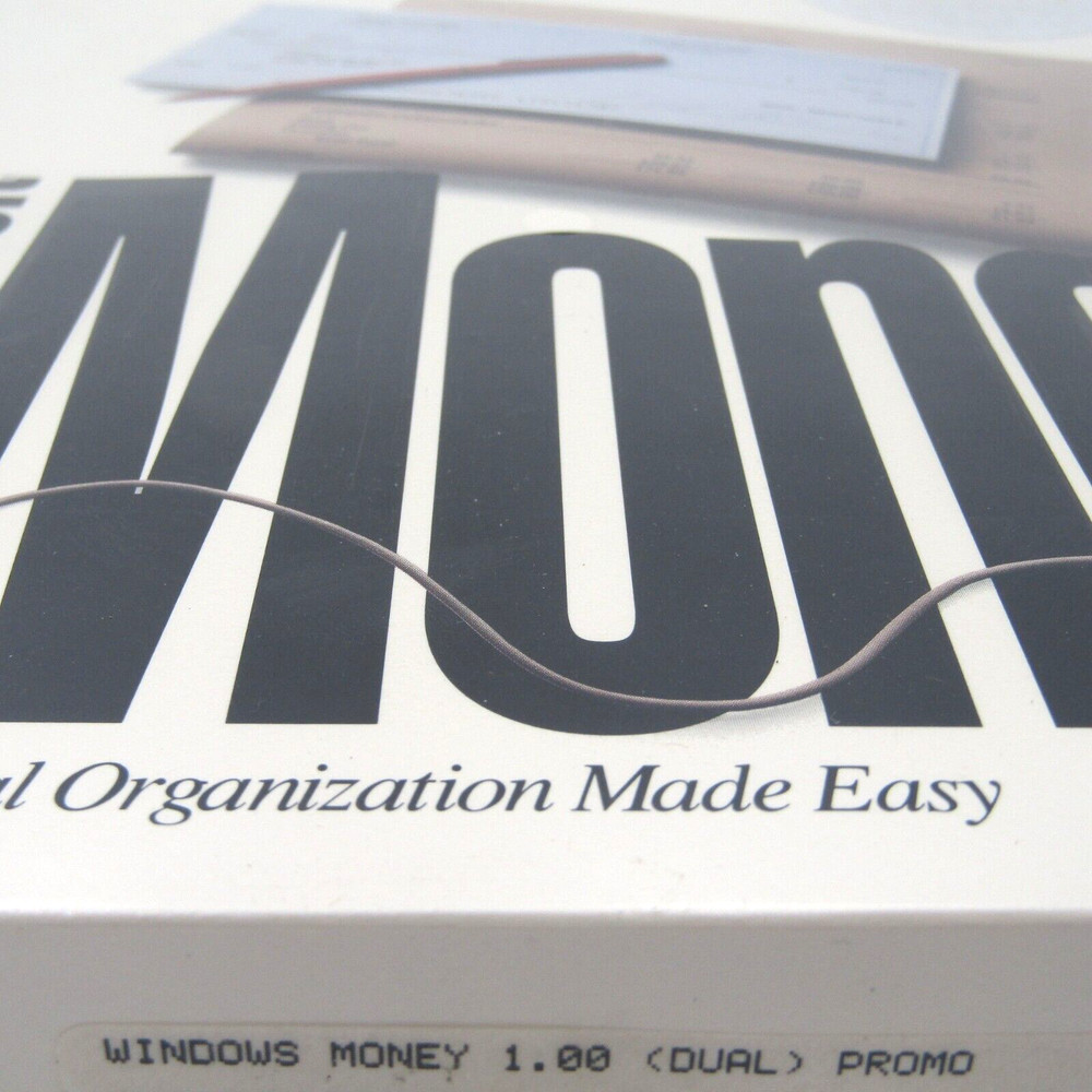 SEALED Microsoft Money 1991 Original Version 5.25 & 3.5