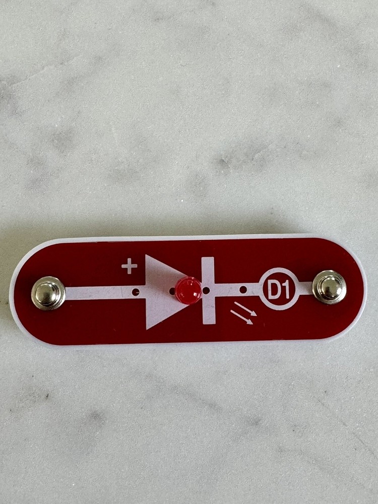 Elenco Snap Circuits replacement part D1 Red Light Emitting Diode Led nice clean