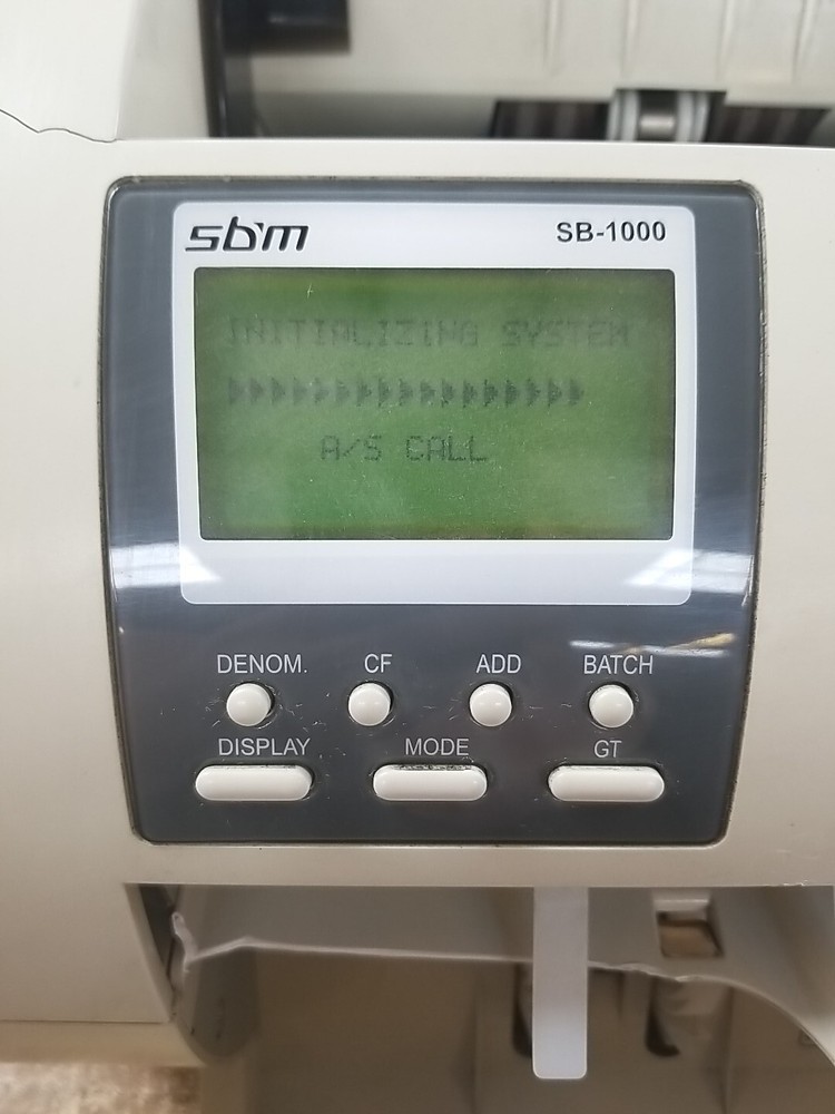 SBM SB-1000 Mixed Bill Counter. *READ⬇️*