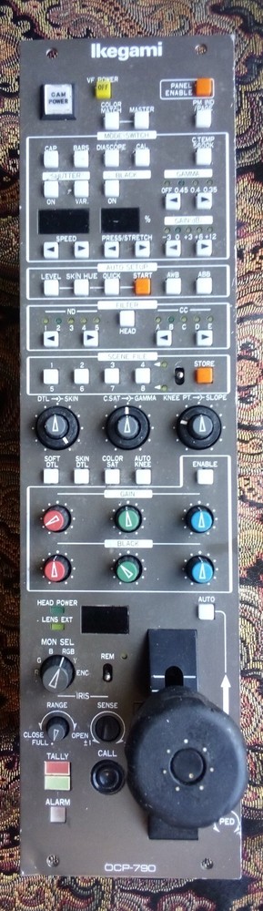 Ikegami OCP-790 Camera System Operation Control Panel w/ Joystick