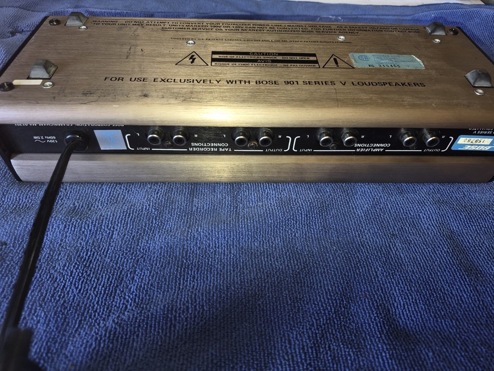 Bose 901 Series V Active EQUALIZER EXCELLENT Shape. Tested. Works As It Should.