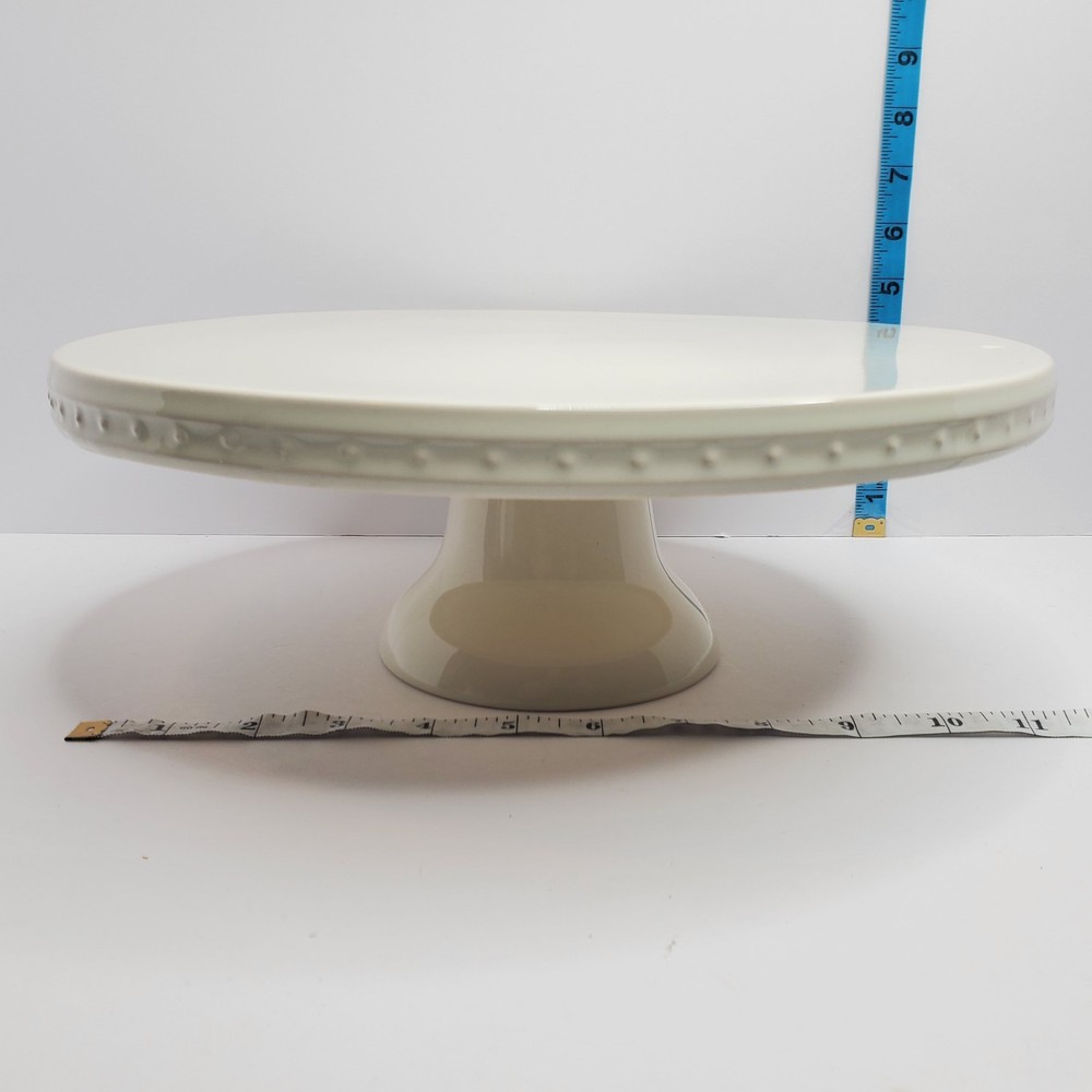 Nora Fleming, pearl dot 12 inch cake stand￼