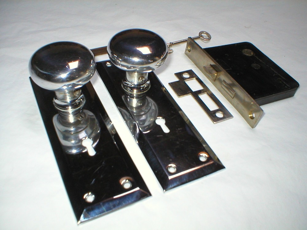 Antique Chrome Door hardware