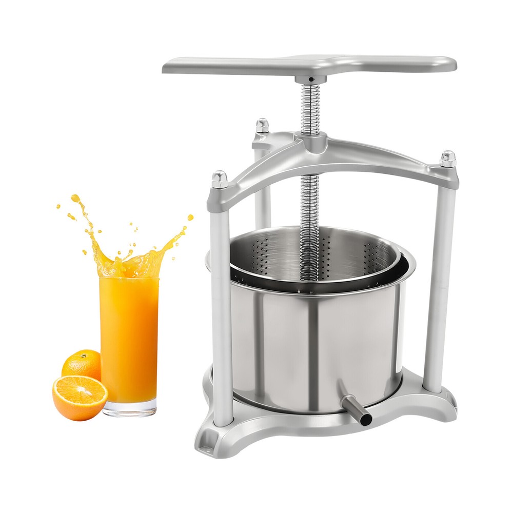 Stainless Steel Fruit Frame Press 6L Cheese Juice Wine Making Home Brew USA