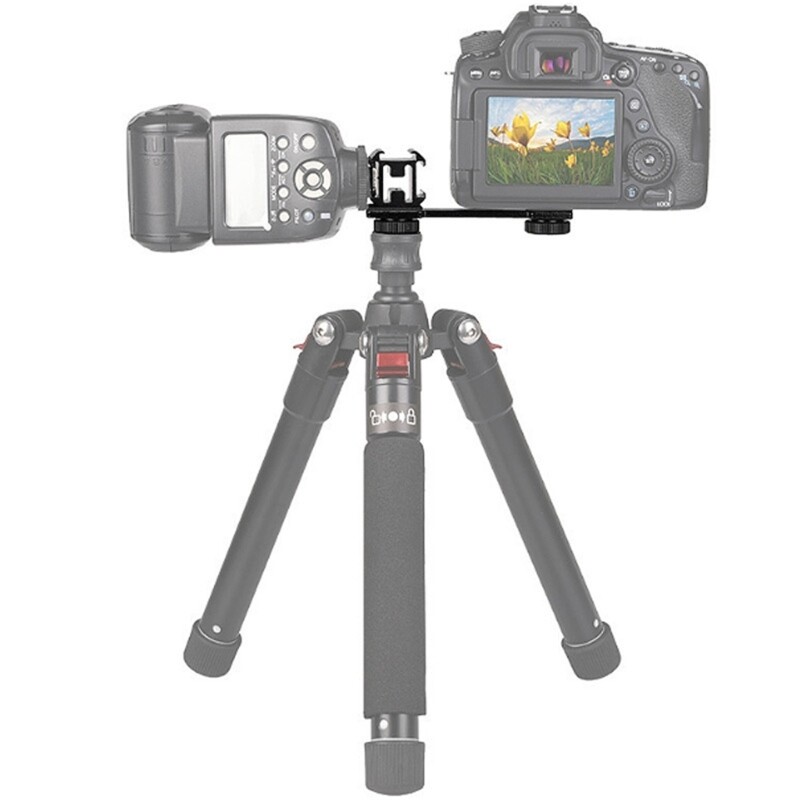 Bracket Mount 3 in 1 Hot Shoe Adapter Multifunctional Camera Accessory