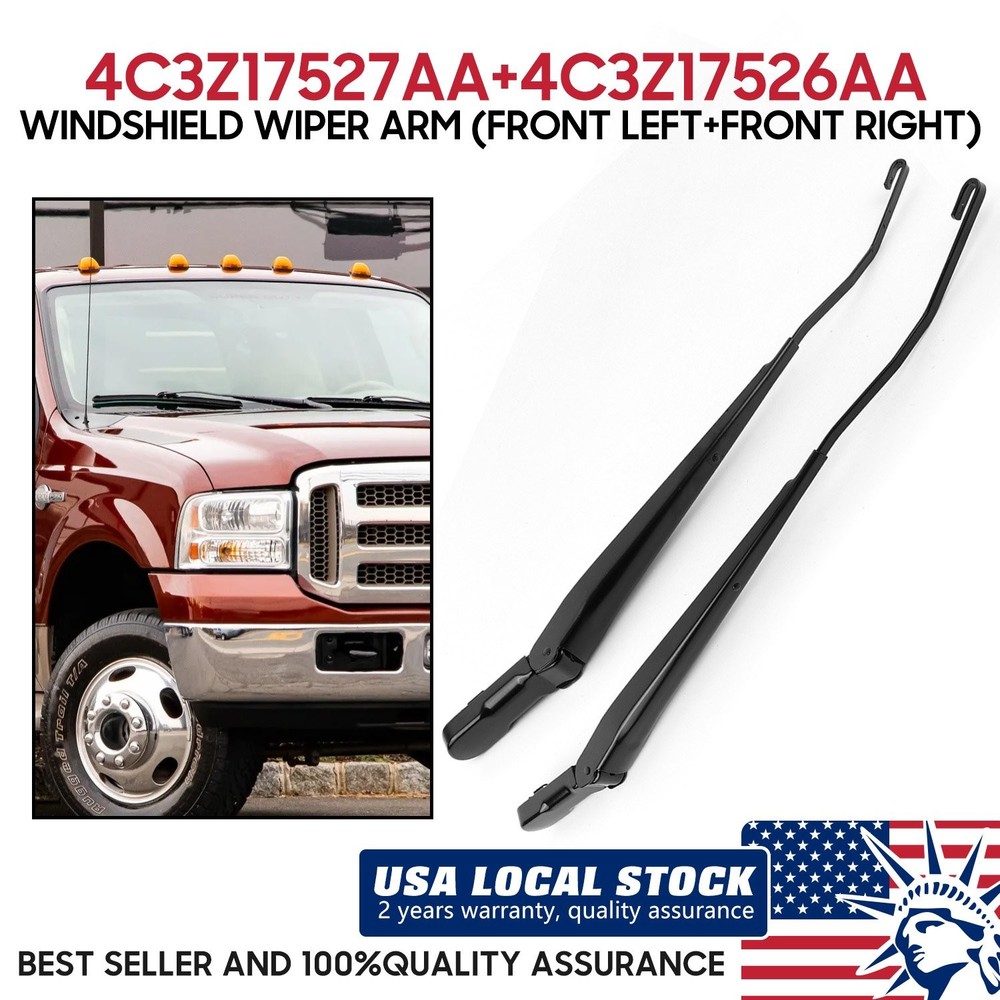 A Pair Front Windshield Wiper Arm Left Right For Ford Driver Passenger Side OEM