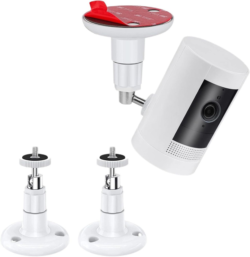 2 Pack Adjustable Ceiling Wall Mount Kit for Plug-in Ring HD Security...