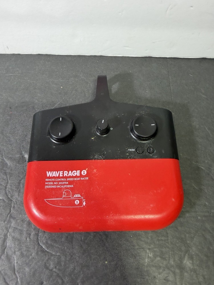 Sharper Image Wave Rage Remote Control Boat - Red REMOTE CONTROLLER ONLY