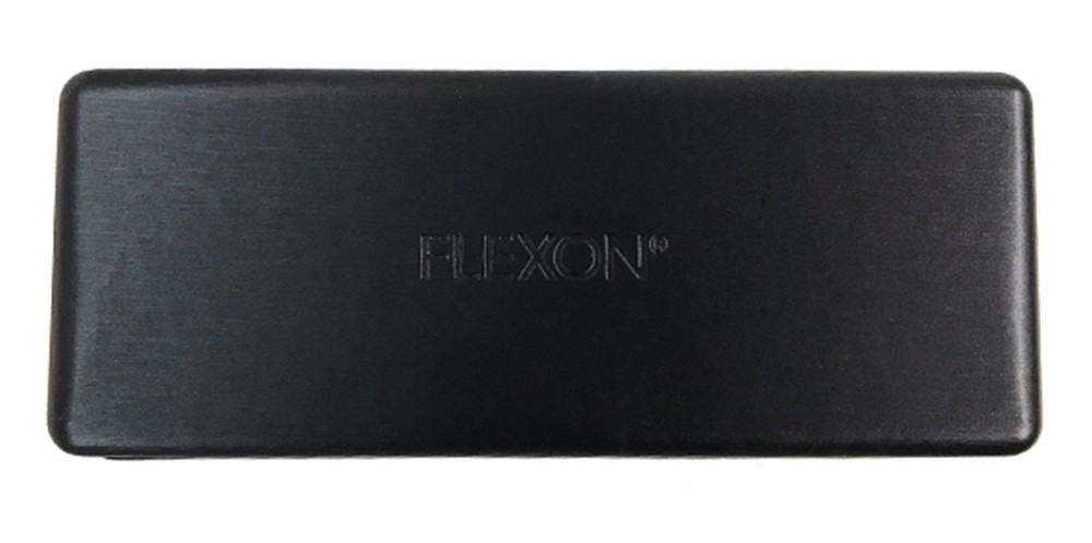 Flexon Men's Gunmetal Round Flex Titanium Eyeglass Frames - E1089 033