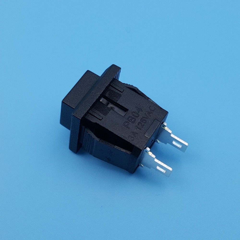 50Pcs Black PB04 14 x 14mm Square 2Pin Momentary SPST Mini Push Button Switch