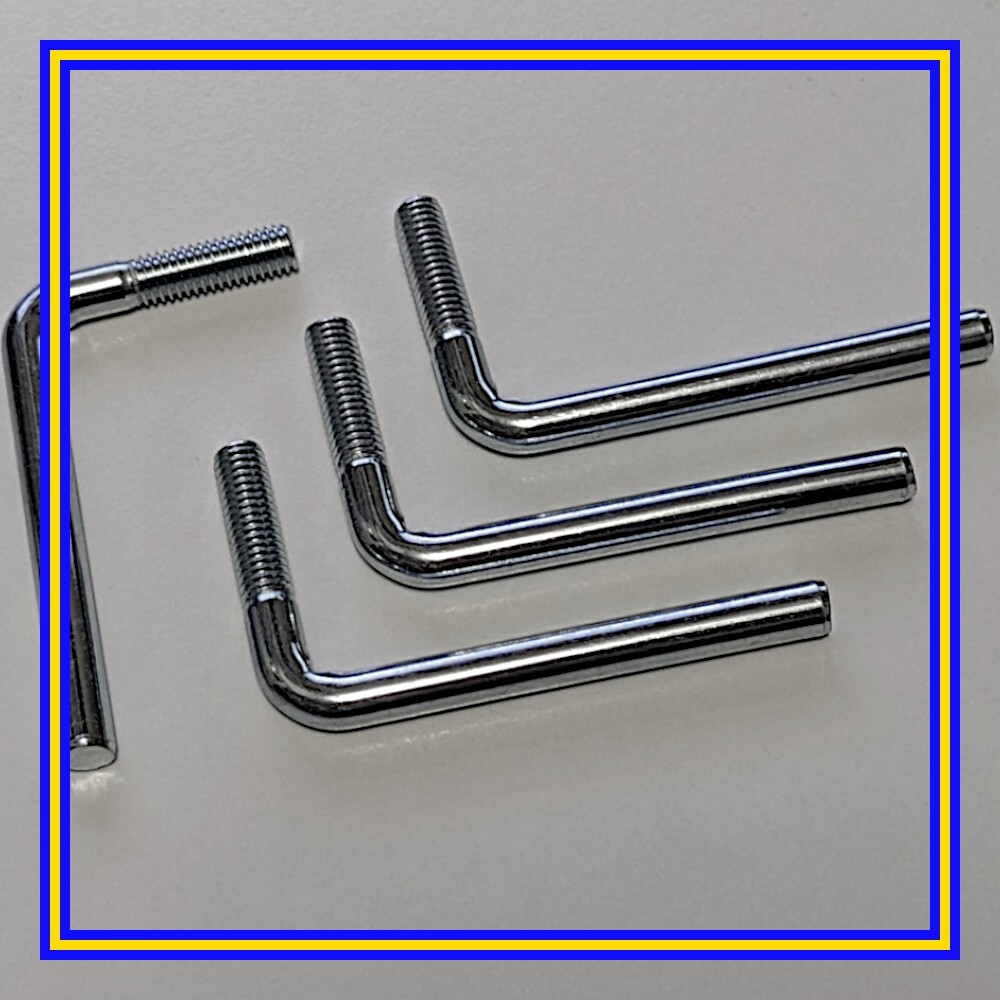 10050797 x 4 IKEA Right Angle Bolt