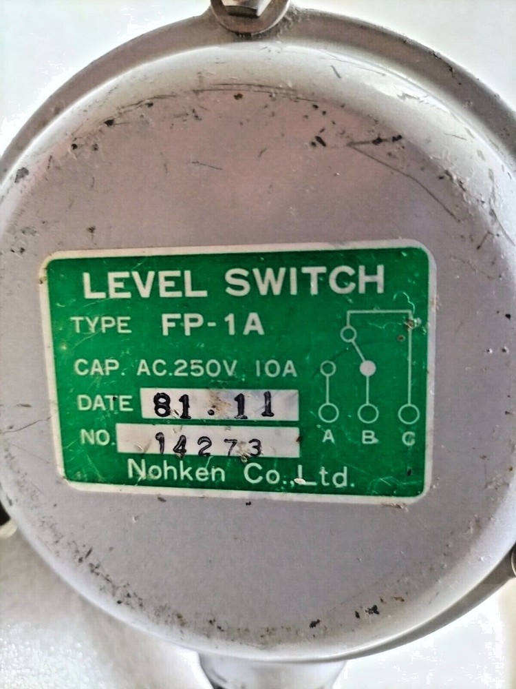 NOHKEN FP-1A LEVEL SWITCH AC 250V 10A