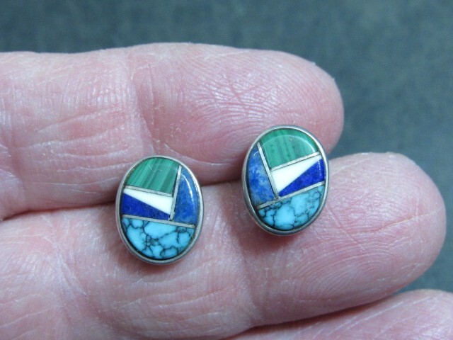 sterling turquoise native american earrings