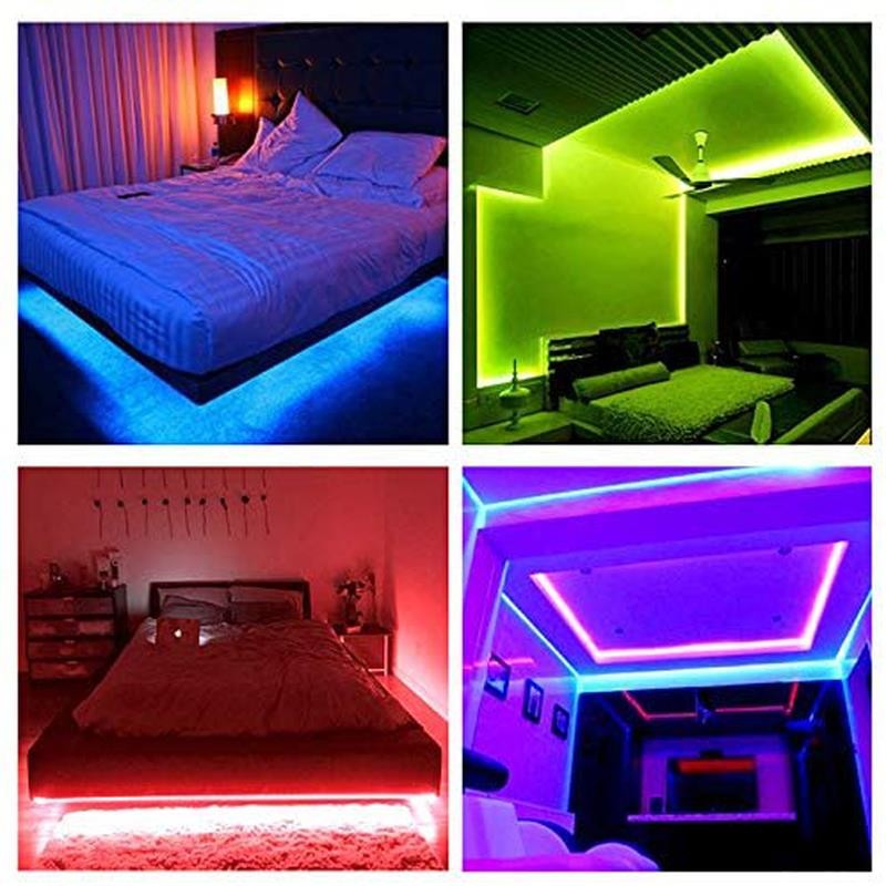 Day Better Led Lights Color Changing Led Strip Lights with Remote Controller60Ft