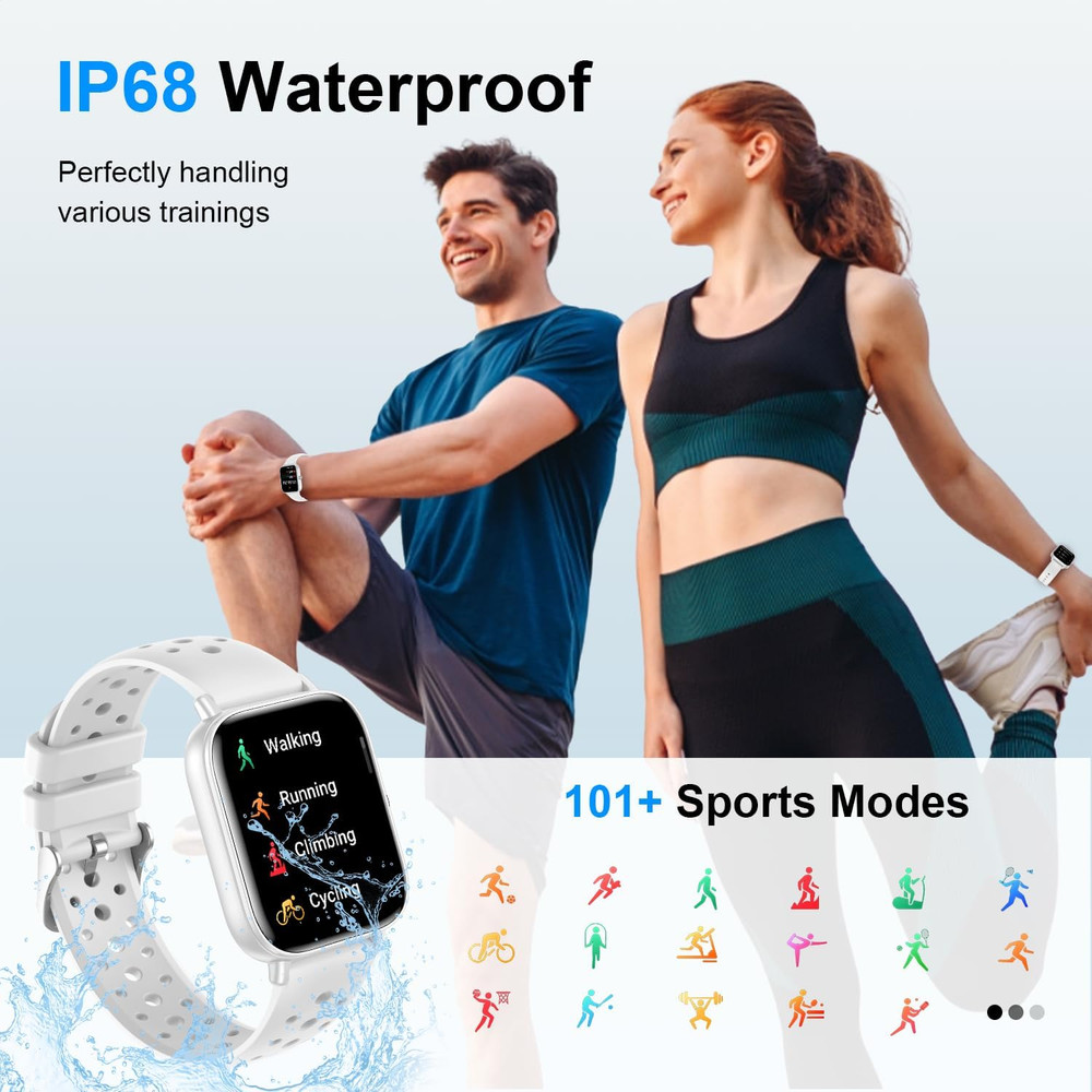 Smart Watch for Women, 1.83" HD Smartwatch Compatible Android & Ios (Answer/Make