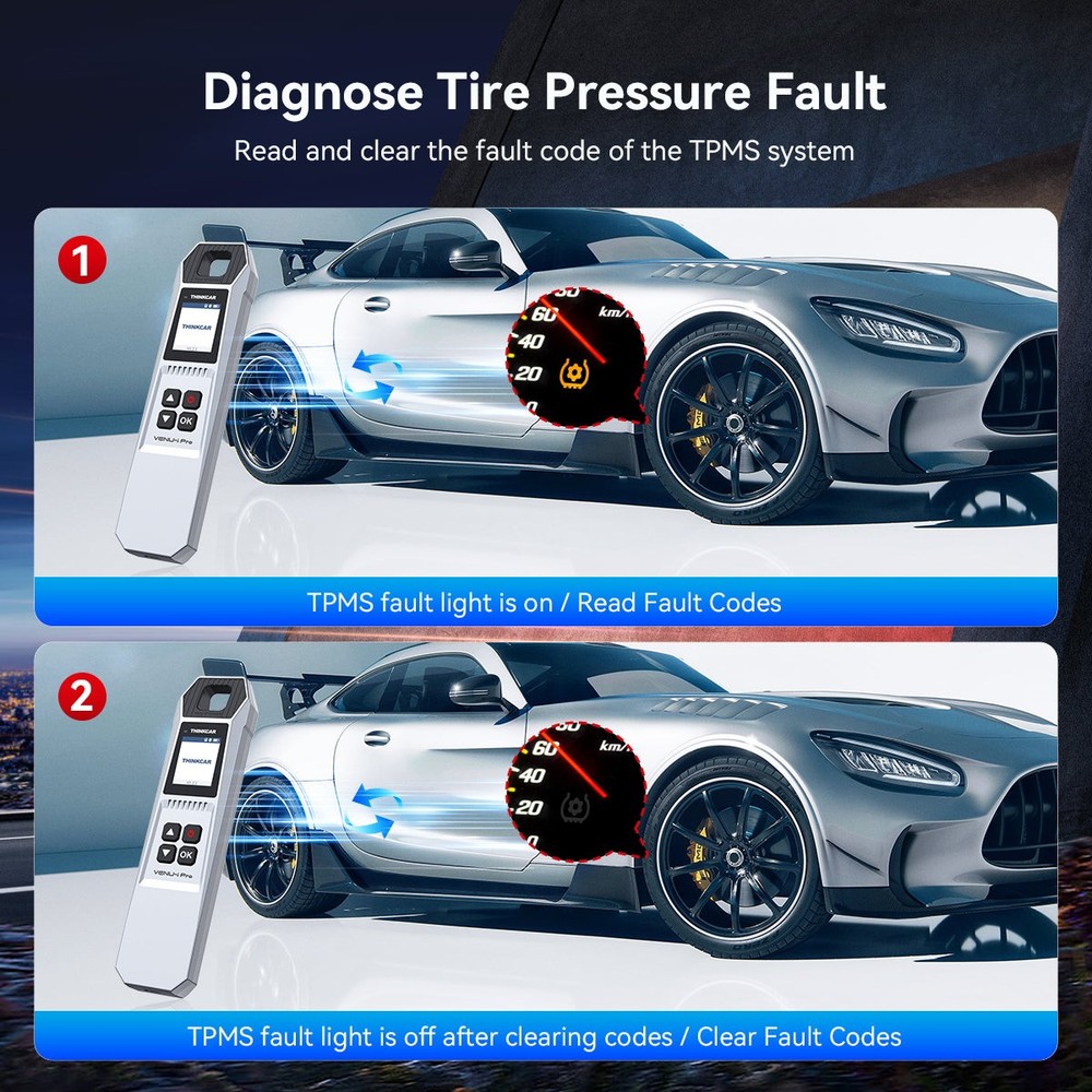 ThinkScan 689BT +IPRO TPMS Scanner Full System Diagnostic Tool ECU Code 34+Reset