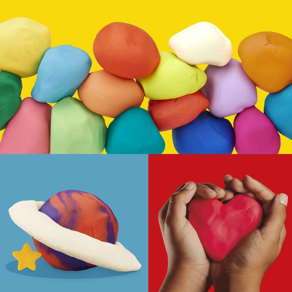 Play Doh Modeling Compound 10-Pack Case of 10 Count(Pack 1), Multicolor