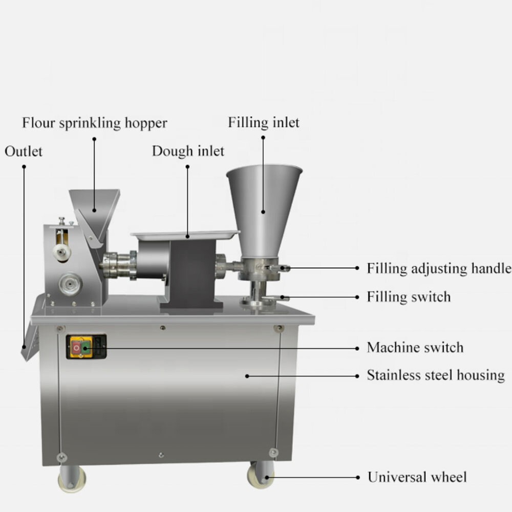 Electric dumpling and spring roll making machine/dumpling making machine