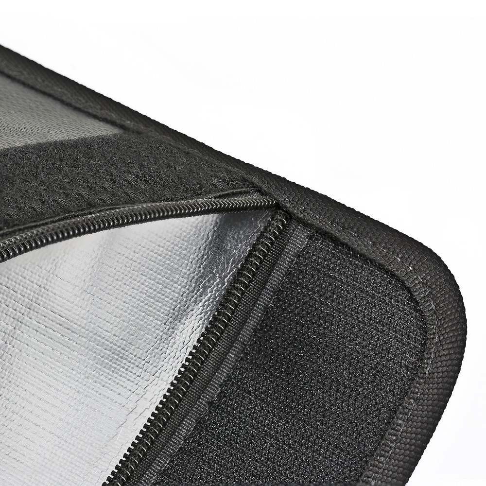 2pcs Fireproof Water Resistant Money Bag Envelope Safe Document Bag File Pouch