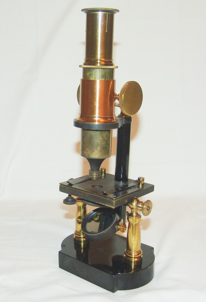 rare antique brass Microscope