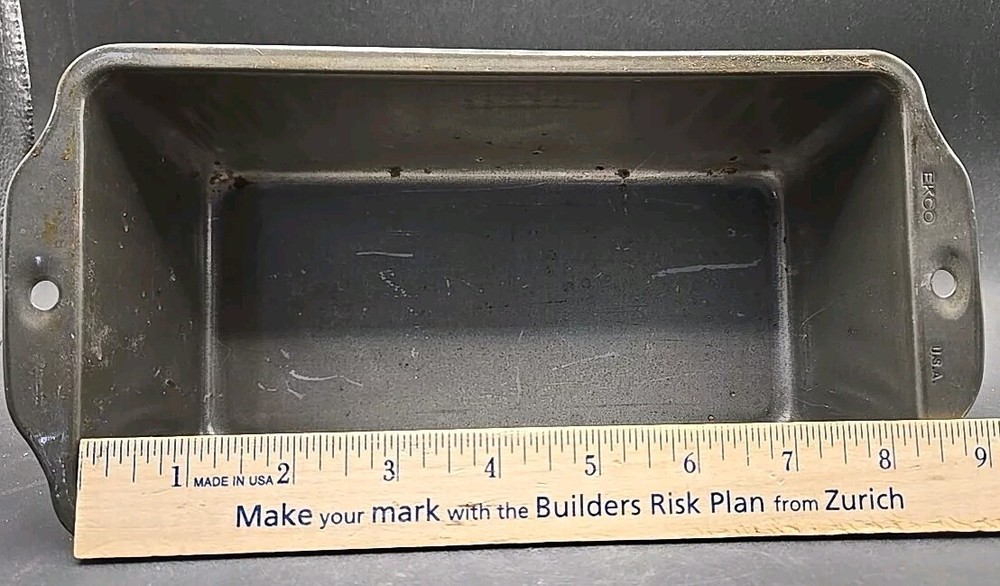 Bread or Meat Loaf Pan Rectangle 8"x4"×2.5"
