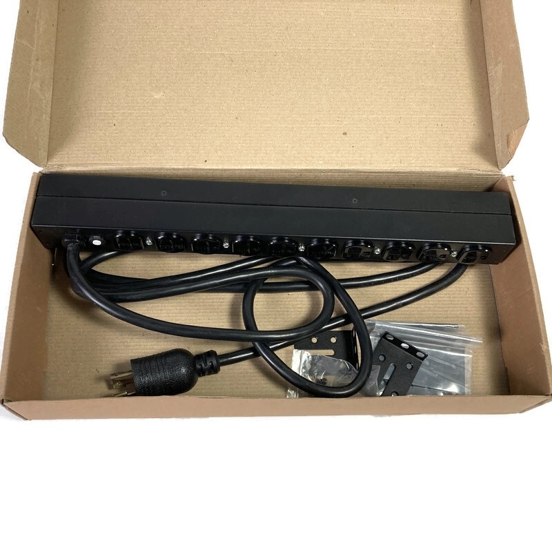 APC AP9564 1U Rack-Mountable Basic Power Distribution PDU 10-Outlets - New