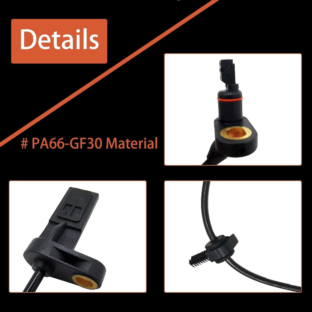 ABS Wheel Speed Sensor Front Rear Left Right Replacement for Commander 2006-2...