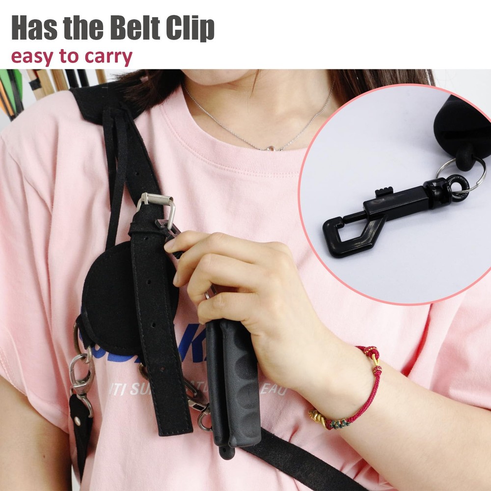 3-Pack Rubber Arrow Puller with Belt Clip for Easy Arrow Removal