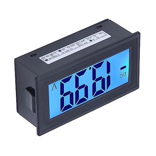 Dc Voltmeter Yb5135Db LCD, Blue Backlight Power Supply Digital Meter Display